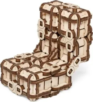 Eco-Wood-Art Метаморфик Куб головоломка EMMC