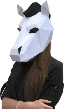 PAPERRAZ Маска Лошадь Неона