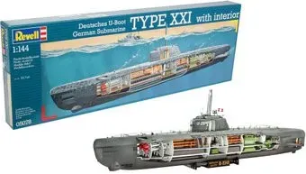 Revell 05078 Deutsches U-Boot Typ XXI mit Interieur