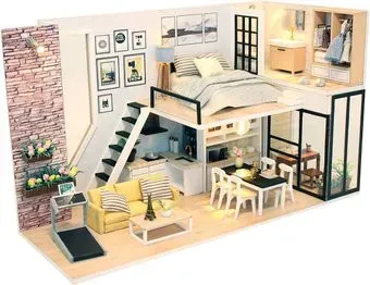 Hobby Day DIY Mini House Студия в стиле модерн (M038)