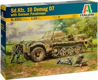 Italeri 6561 Полугусеничный тягач Sd. Kfz.10 Demag D7