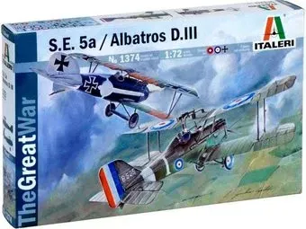 Italeri 1374 Истребитель S.E.5a и Albatros D.III