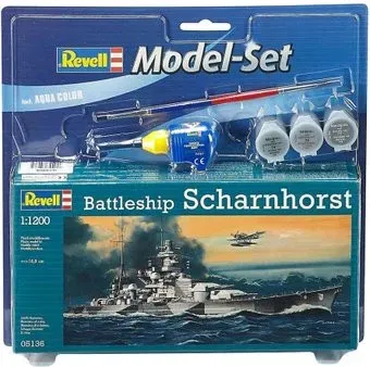 Revell 65136 Подарочный набор Немецкий линкор Scharnhorst
