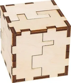 Eco-Wood-Art Cube 3D Puzzle