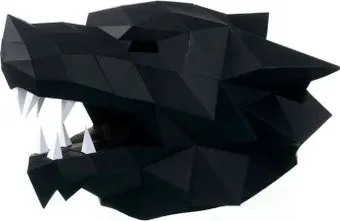 PAPERRAZ Маска Волк (черный)