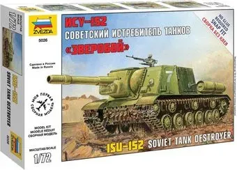Звезда Советский истребитель танков ИСУ-152 "Зверобой" 1:72