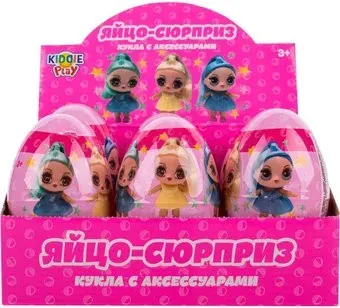 KiddiePlay Яйцо-сюрприз кукла с аксессуарами 42617