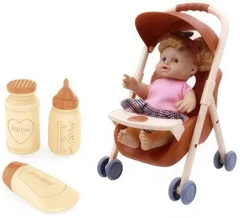Sharktoys С прогулочной коляской 11500056 (коричневый)