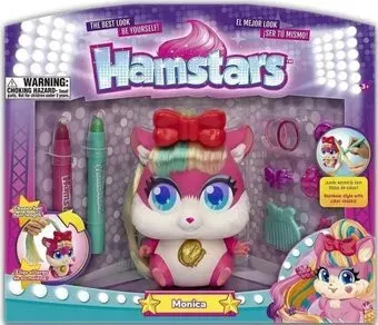 1toy ХомаStars Хомячок Моника с растущими волосами Т21442