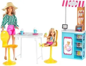 Barbie Магазин Кафе-мороженое с куклами GBK87