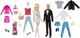 Barbie Барби и Кен с модной одеждой и аксессуарами GHT40