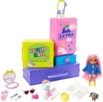 Barbie Экстра Мини-кукла с питомцами HDY91