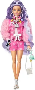 Barbie Экстра Милли с сиреневыми волосами GXF08