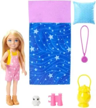 Barbie Кемпинг Челси с питомцем HDF77