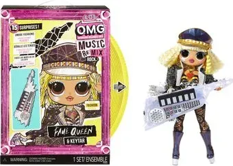 L.O.L. Surprise! OMG Remix Rock-Fame Queen and Keytar 577607EUC