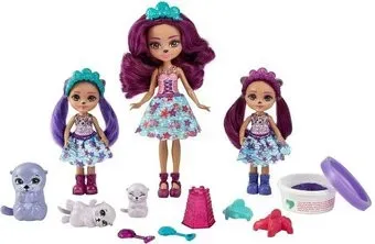 Mattel Enchantimals Семья Оттавии Выдры HCF96