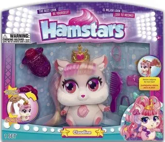 1toy ХомаStars Хомячок Клодин с растущими волосами Т21441