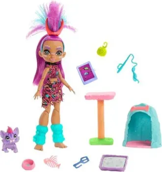 Cave Club Wild About Cats Playset with Roaralai Doll and Pet GNL95