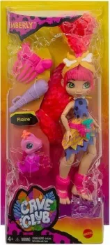 Cave Club Emberly Prehistoric Fashion Doll with Dinosaur Pet GNL83