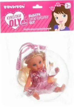 Bondibon OLY с собачкой в прозрачном шаре BB3882