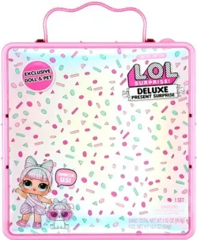 L.O.L. Surprise! Deluxe Present Surprise with LE Miss Par-tay and Pet 570691