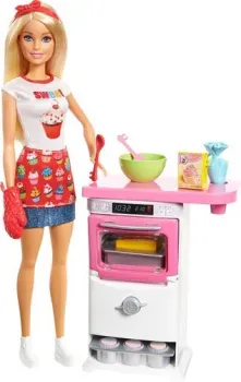 Barbie Bakery Chef Doll and Playset FHP57