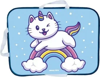 Mega Toys Кот-единорог 22211 (голубой)