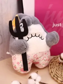 ILikeGift Shark with fork 107-21 (pink)
