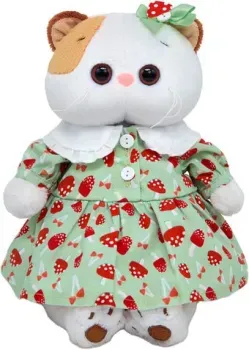 BUDI BASA Collection Кошечка Ли-Ли в платье с мухоморами LK24-146
