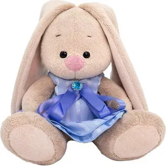 BUDI BASA Collection Зайка Ми в голубом платье с бантом SidX-586
