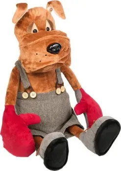 Maxitoys Бульдог Рокки в перчатках MT-111613-37S
