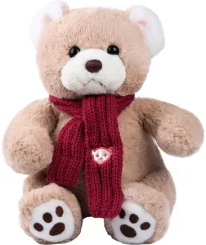 Milo Toys Little Friend Мишка с розовыми шарфом 9905636