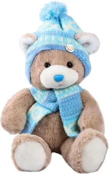 Milo Toys Little Friend Мишка в шапке и шарфе 9905642