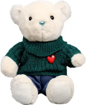 Milo Toys Little Friend Мишка в зеленом свитере 9905637