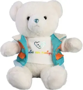 Milo Toys Little Friend Мишка в голубой курточке 9905634