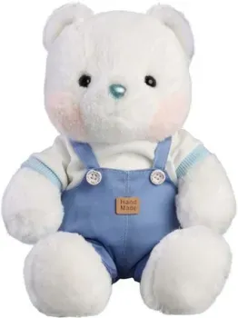 Milo Toys Little Friend Медведь в синем комбинезоне 9905631