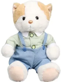 Milo Toys Little Friend Котик в голубом комбинезоне 9905650