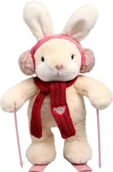 Milo Toys Little Friend Зайка на лыжах. Красный шарф 9905625