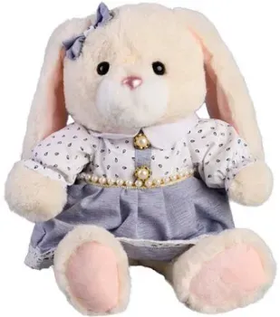 Milo Toys Little Friend Зайка в сиреневом платье 9905647