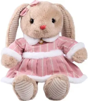 Milo Toys Little Friend Зайка в розовом платье 9905645