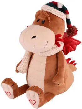 Maxitoys Дракон Фрэнк в шапочке и шарфике MT-MRT012312-1-25