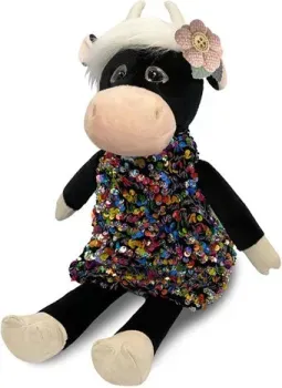 Maxitoys Luxury Коровка Даша в цветном платье MT-MRT022009-23