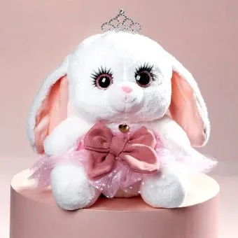Milo Toys Зайка Ла-Пу-Ля в платье с короной 9211943