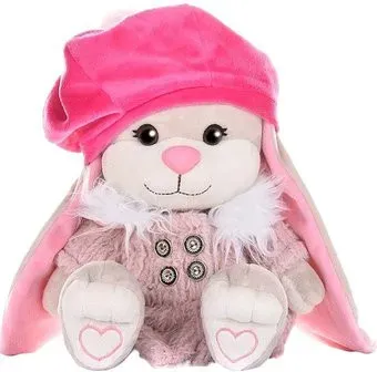 Jack&Lin Зайка в розовом пальто и яркой шапке JL-051932-25