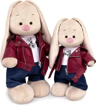 BUDI BASA Collection Зайка Ми в косухе и джинсах StM-571 (32 см)