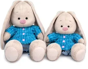 BUDI BASA Collection Зайка Ми в голубой курточке и штанишках SidS-503 (18 см)