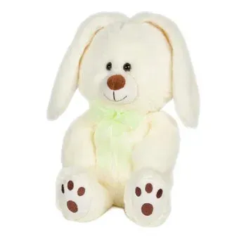 Maxitoys Зайка Беляк с бантиком MT-HH-B28932EW