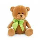 Orange Toys Медведь Топтыжкин с бантиком MA2002-187/25 (коричневый)