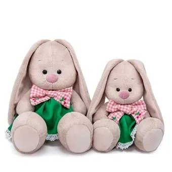 BUDI BASA Collection Зайка Ми в юбке с кружевом и бантом SidS-457 (23 см)