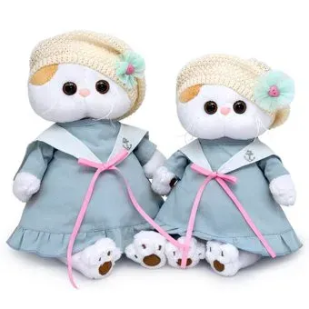 BUDI BASA Collection Ли-Ли в морском платье и вязаном берете LK24-106 (24 см)